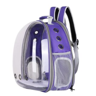 Sac à dos voyage extensible pour animaux - Violet - Sac à dos Chat