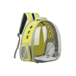 Sac à dos voyage extensible pour animaux - Jaune - Chien Chat