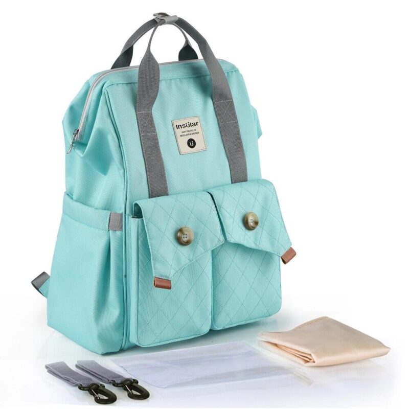 Fashionable Maternity Bag For Mum - Green - Diaper Bag