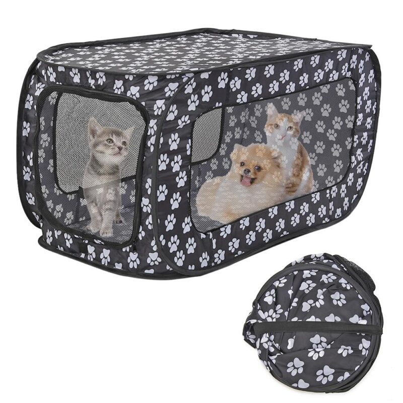 Cage Pliable De Voyage Pour Animaux De Compagnie - Chien Chat