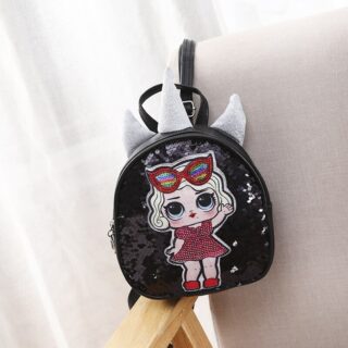 Girl's backpack LOL Surprise - Black - Handbag Bag