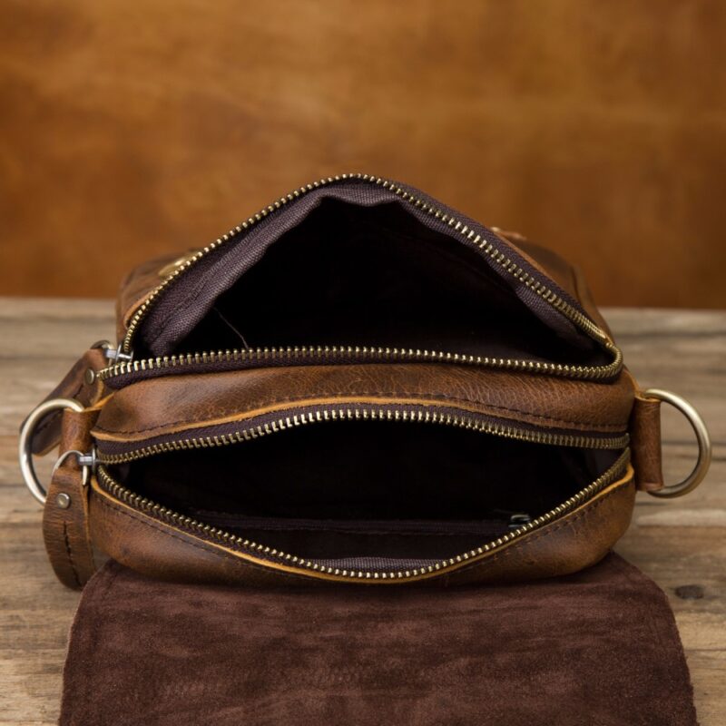 Leather Messenger Bag