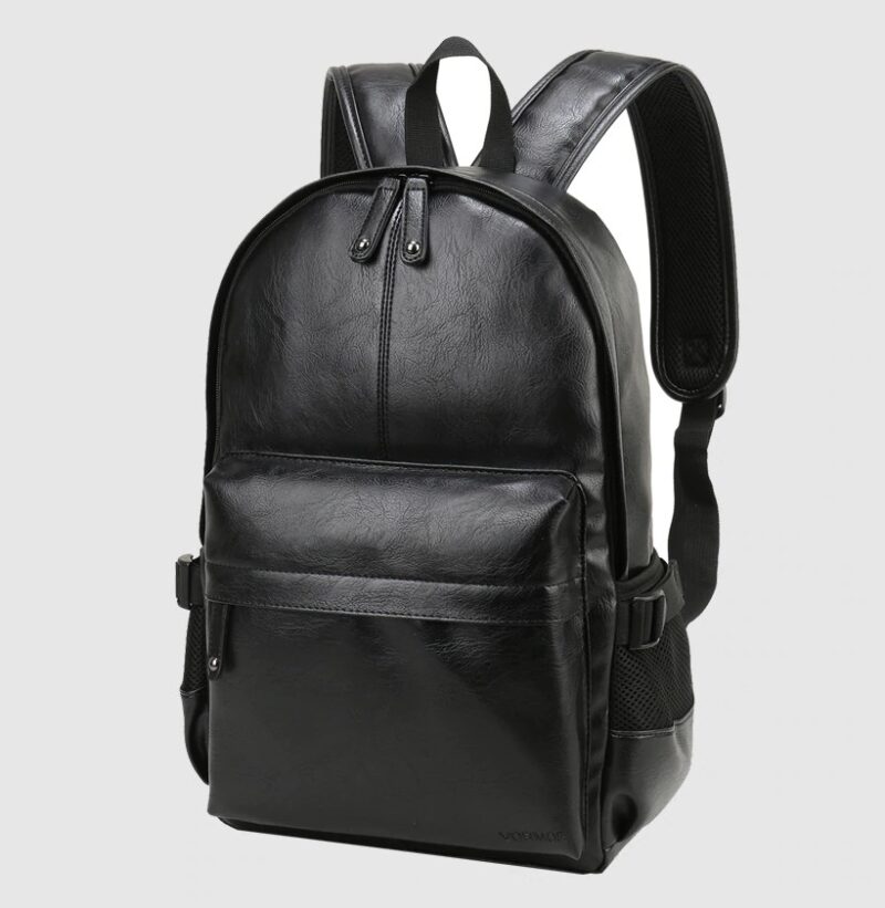 Men'S Casual Leather Backpack - School Backpack Backpack