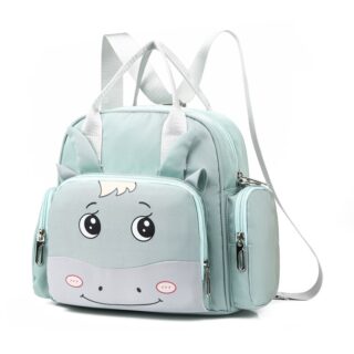 Mini Mummy Cartoon Diaper Bag - Green - Handbag Bag