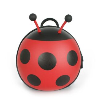 Mini sac à dos en forme de coccinelle - Rouge - Sac à dos pour enfants Sac à dos