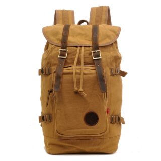 Vintage multifunctional backpack - Camel - Backpack