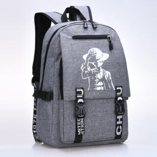 Sac à dos One Piece Monkey D. Luffy - Gris - Sac à dos Sac à dos scolaire