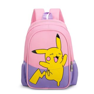 Sac à dos imprimé Pikachu pour enfants - Violet - Sac à dos scolaire Sac à dos