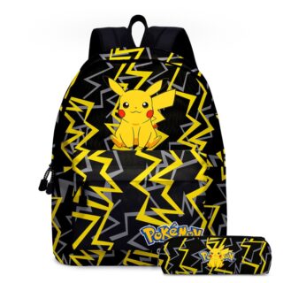 Sac à dos Pokémon Go pour enfants - Noir - Sac à dos scolaire Sac à dos pour garçons