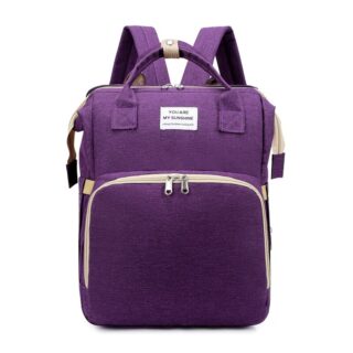 Portable Foldable Mummy Bag - Purple - Backpack