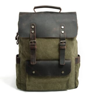 Retro backpack - Green - Backpacks Vintage backpacks