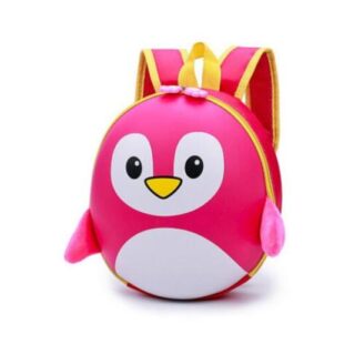 3D Penguin Small Hard Shell Backpack - Pink - School Backpack Children's Backpack