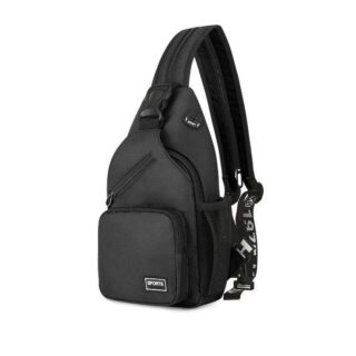 Women's small chest bag - Black - Bag Shoulder bag