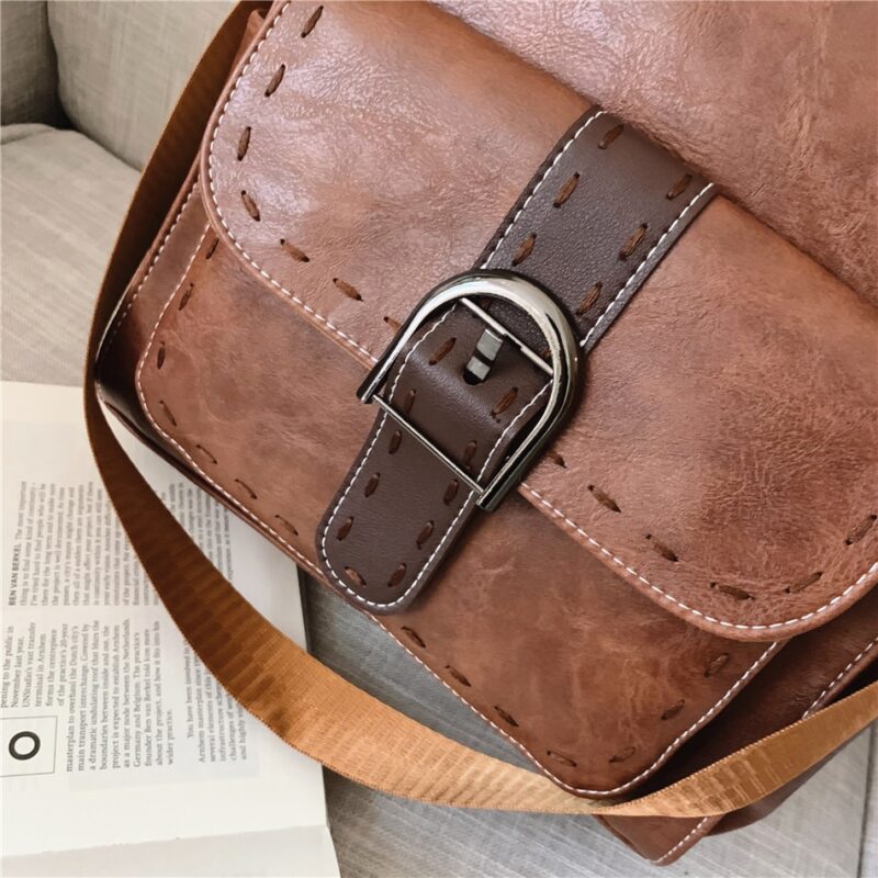 Small Vintage Backpack In Imitation Leather