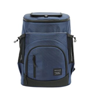 Solid colour backpack with cooler - Blue - A cooler Cooler