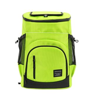 Solid colour backpack with cooler - Green - Backpack Bag