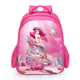 The Little Mermaid Backpack for Girls - Pink - Ariel Disney