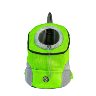 Carrying backpack for small cats and dogs - Light green, S - Dog Cat