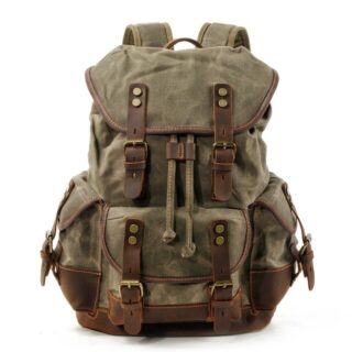 Vintage backpack - Green - Backpack Bag