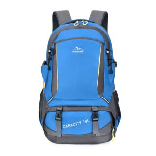 Waterproof Camping and Sports Backpack - Sky Blue - Backpack Bag