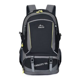 Waterproof Camping and Sports Backpack - Black - Backpack Bag