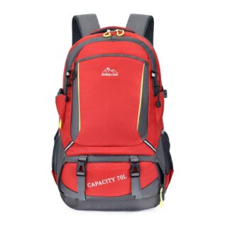 Waterproof Camping and Sports Backpack - Red - Backpack Bag