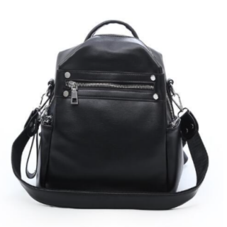 Women's Casual Backpack - Black - School Backpack Backpack
