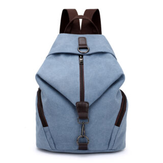 Women's preppy backpack - Light blue - School backpack Backpack