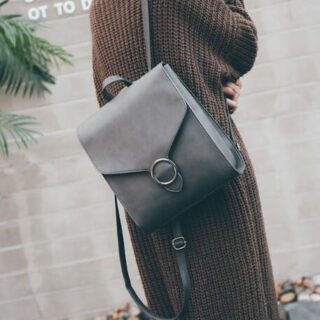 Women's retro backpack - Grey - Arrival Backpack