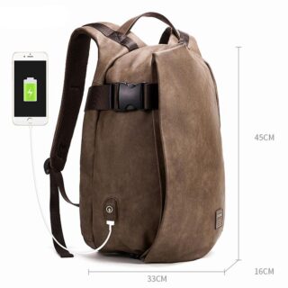 15" Computer Backpack - Brown - School Backpack Laptop Backpack