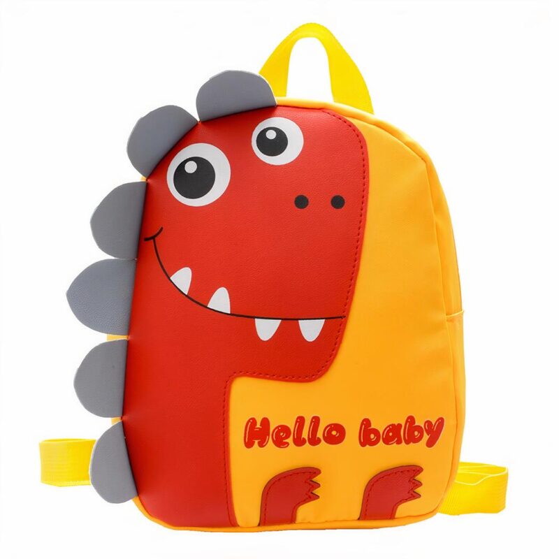 Yellow And Orange Tyrannosaurus Backpack