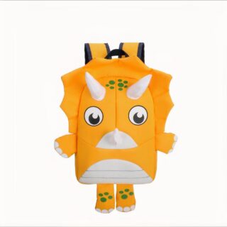 yellow dinosaur backpack for kids