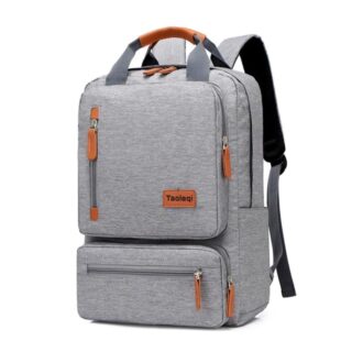 Sleek Computer Backpack - Grey - Laptop Backpack Laptop Bag