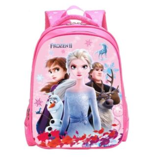 Elsa and Anna Backpack, The Snow Queen - Red - Frozen School Backpack