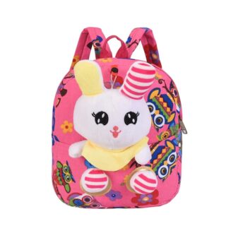 Kindergarten backpack with cute rabbit