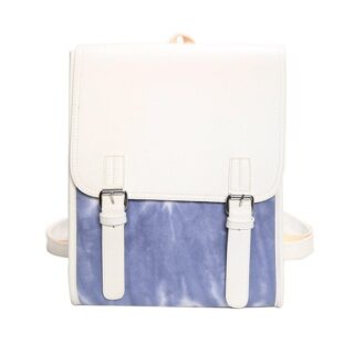 Grand sac à dos cuir PU pour femme - Bleu - Sac à main Produit