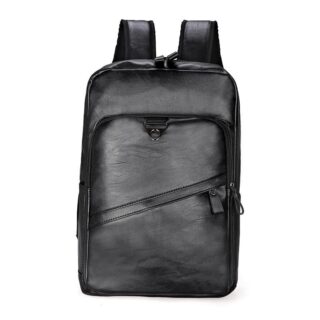 Leather Computer Backpack - Black - Backpack Laptop Backpack