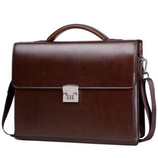 Sac cartable classique homme - Marron - Mallette Sac