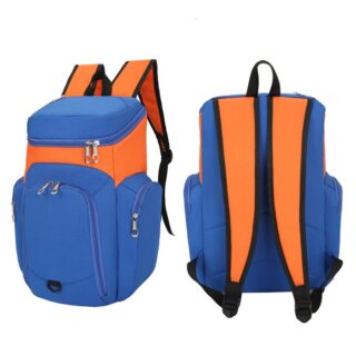Multi-pocket sports backpack for ball
