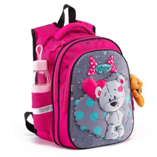 School backpack animal pattern in 3D