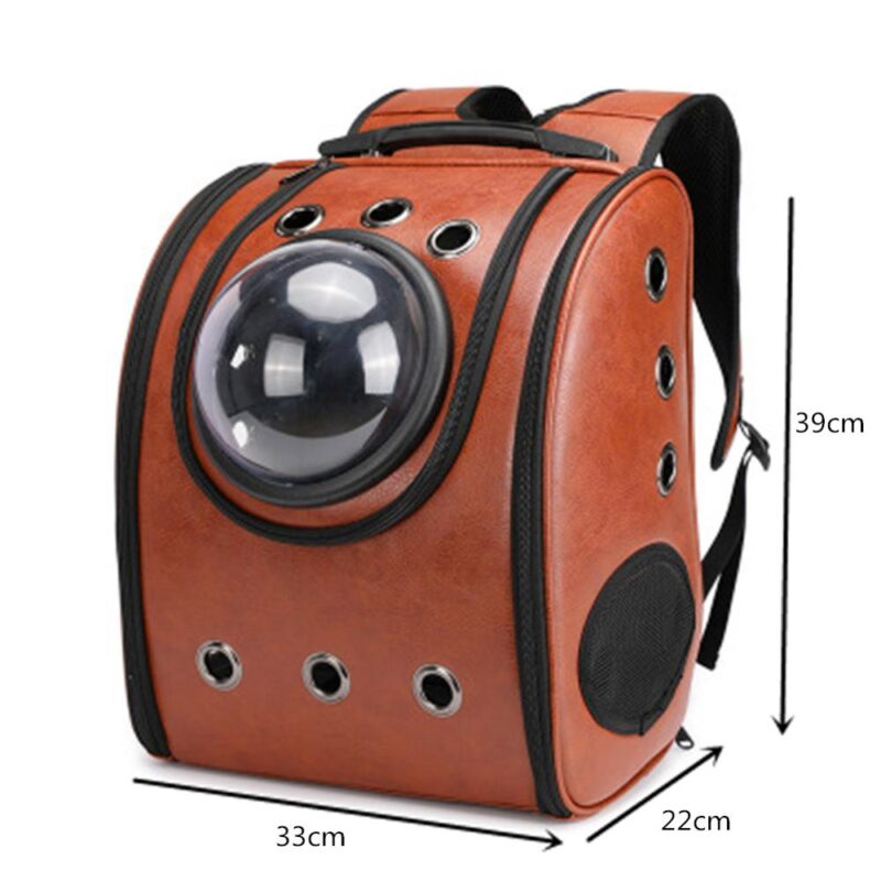 Solid Color Animal Backpack With Window - Image 5