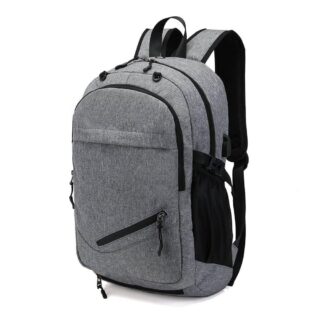 Sports backpack with USB port - Grey - Gym bag Backpack