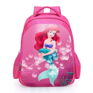 The Little Mermaid Backpack for Girls - Dark Pink - The Little Mermaid Ariel