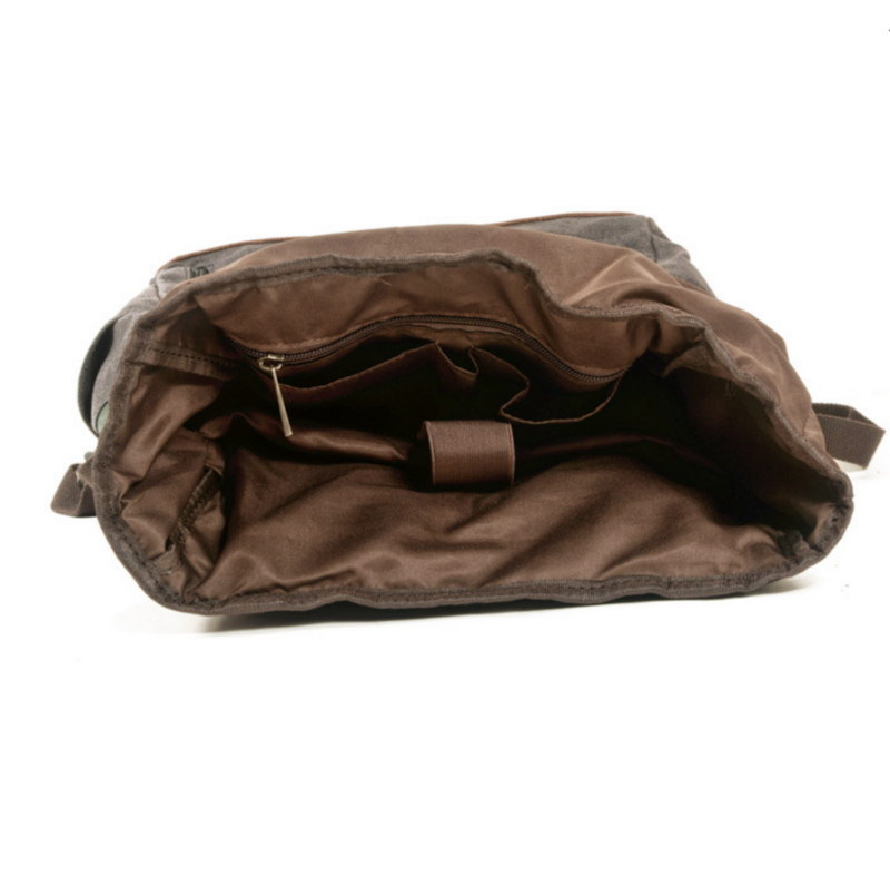 Vintage Leatherette Hiking Backpack - Image 8