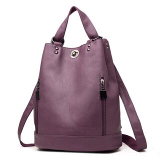 Sac à Dos vintage bourse - Violet - Sac Sac à main