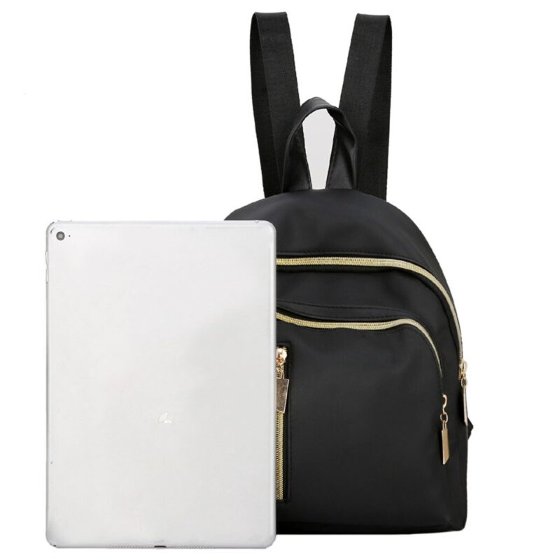 Women'S Casual Black Backpack