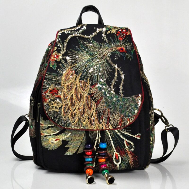 Women'S Vintage Glitter Backpack - Image 3