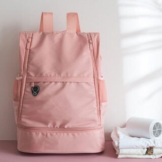 Women's Yoga Backpack - Pink - Handbag Bag