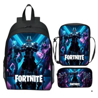 Sac à dos Fortnite 3 pièces - Sac à dos scolaire Sac à dos