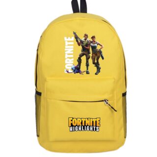 Sac à dos Fortnite Highlights jaune à la mode